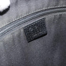GUCCI GG Canvas Shoulder Bag Nylon Black Silver 268642 Auth 189865A-17