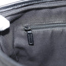 GUCCI GG Canvas Shoulder Bag Nylon Black Silver 268642 Auth 189865A-20