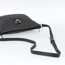 GUCCI GG Canvas Shoulder Bag Nylon Black Silver 268642 Auth 189865A-7