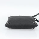 GUCCI GG Canvas Shoulder Bag Nylon Black Silver 268642 Auth 189865A-5