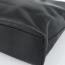 Christian Dior Tote Bag Leather Black Gold Auth 189872A-10
