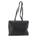 Christian Dior Tote Bag Leather Black Gold Auth 189872A-3
