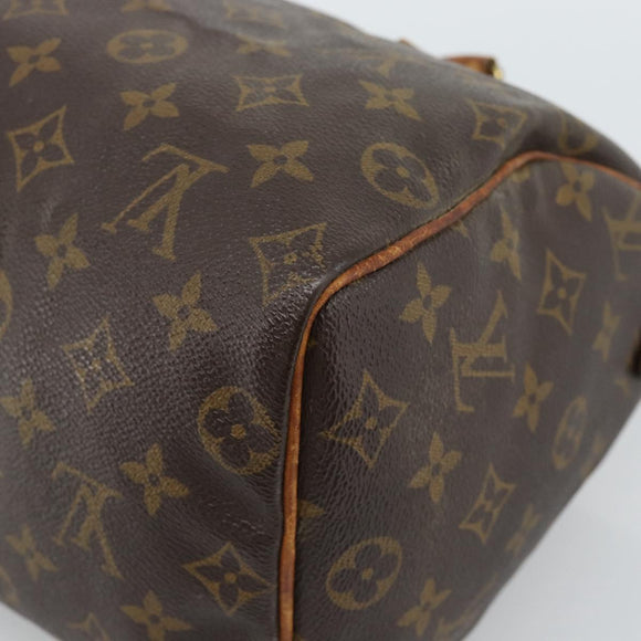 LOUIS VUITTON Monogram Speedy 25 Hand Bag M41528 LV Auth 189873