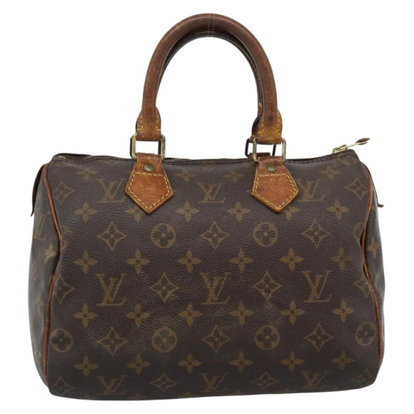 LOUIS VUITTON Monogram Speedy 25 Hand Bag M41528 LV Auth 189873