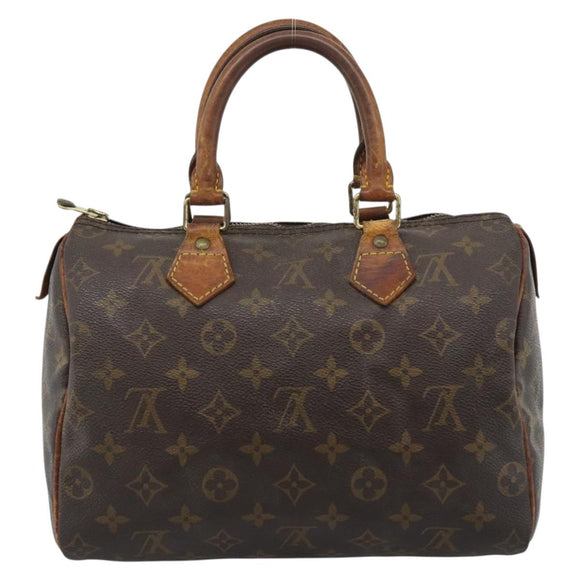 LOUIS VUITTON Monogram Speedy 25 Hand Bag M41528 LV Auth 189873