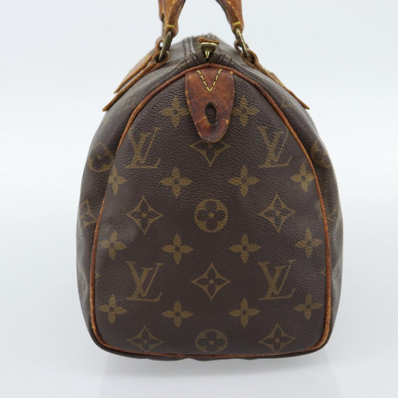LOUIS VUITTON Monogram Speedy 25 Hand Bag M41528 LV Auth 189873