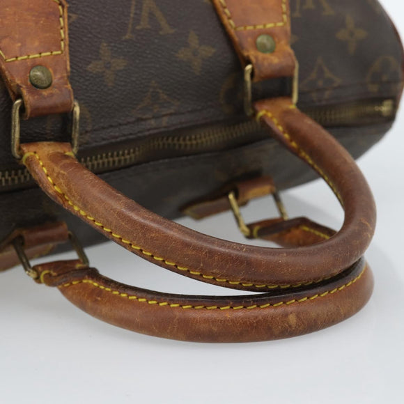 LOUIS VUITTON Monogram Speedy 25 Hand Bag M41528 LV Auth 189873