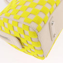 LOUIS VUITTON Damier Cubic Speedy EW Bag Leather Yellow M48912 LV Auth 189876SM-17