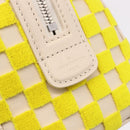 LOUIS VUITTON Damier Cubic Speedy EW Bag Leather Yellow M48912 LV Auth 189876SM-19