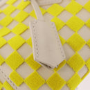 LOUIS VUITTON Damier Cubic Speedy EW Bag Leather Yellow M48912 LV Auth 189876SM-22