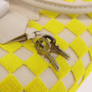 LOUIS VUITTON Damier Cubic Speedy EW Bag Leather Yellow M48912 LV Auth 189876SM-8