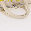LOUIS VUITTON Damier Cubic Speedy EW Bag Leather Yellow M48912 LV Auth 189876SM-7