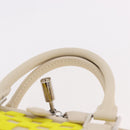LOUIS VUITTON Damier Cubic Speedy EW Bag Leather Yellow M48912 LV Auth 189876SM-14