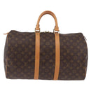 LOUIS VUITTON Monogram Keepall 45 Boston Bag M41428 LV Auth 189878V-13