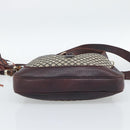 GUCCI Diamante New Jackie Hand Bag Canvas 2way Beige Gold 246907 Auth 189879V-5
