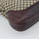 GUCCI Diamante New Jackie Hand Bag Canvas 2way Beige Gold 246907 Auth 189879V-18