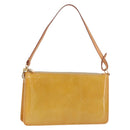 LOUIS VUITTON Monogram Vernis Lexington Pouch Beige M91010 LV Auth 189880A-1
