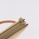 LOUIS VUITTON Monogram Vernis Lexington Pouch Beige M91010 LV Auth 189880A-9