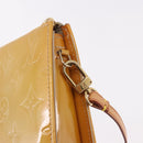 LOUIS VUITTON Monogram Vernis Lexington Pouch Beige M91010 LV Auth 189880A-10