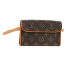 LOUIS VUITTON Monogram Pochette Florentine Waist bag M51855 LV Auth 189881V-1