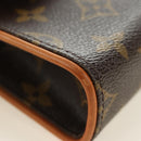 LOUIS VUITTON Monogram Pochette Florentine Waist bag M51855 LV Auth 189881V-11