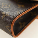 LOUIS VUITTON Monogram Pochette Florentine Waist bag M51855 LV Auth 189881V-12