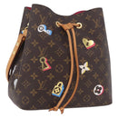 LOUIS VUITTON Monogram Love Rock Neo Noe MM Bag M46473 LV Auth 189885SAM-1