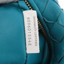 BOTTEGA VENETA INTRECCIATO Mini Jody Hand Bag Leather Blue Gold Auth 189886SM-11