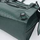 BALENCIAGA Neo Classic City Hand Bag Leather 2way Green 638524 Auth 189890SM-15