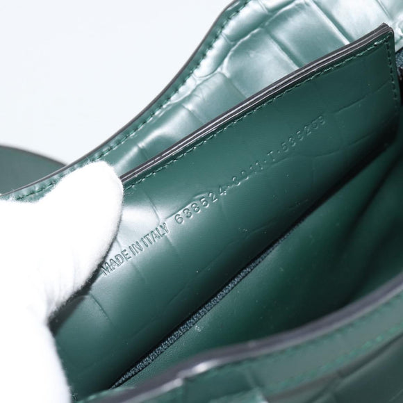 BALENCIAGA Neo Classic City Hand Bag Leather 2way Green 638524 Auth 189890SM