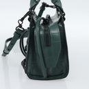 BALENCIAGA Neo Classic City Hand Bag Leather 2way Green 638524 Auth 189890SM-4