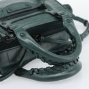 BALENCIAGA Neo Classic City Hand Bag Leather 2way Green 638524 Auth 189890SM-7