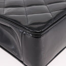 CHANEL Matelasse Chain Tote Bag Patent leather Black Gold CC Auth 189891A-17