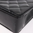 CHANEL Matelasse Chain Tote Bag Patent leather Black Gold CC Auth 189891A-20
