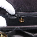 CHANEL Matelasse Chain Tote Bag Patent leather Black Gold CC Auth 189891A-28