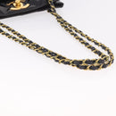 CHANEL Matelasse Chain Tote Bag Patent leather Black Gold CC Auth 189891A-8
