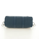 LOUIS VUITTON Aerogram Keepall XS Bag Leather Blue M81003 LV Auth 189893M-5