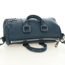 LOUIS VUITTON Aerogram Keepall XS Bag Leather Blue M81003 LV Auth 189893M-6