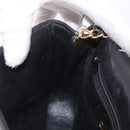 CHANEL Chain Shoulder Bag Lamb Skin Black Gold CC Auth 189894-26