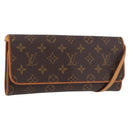 LOUIS VUITTON Monogram Pochette Twin GM Shoulder Bag M51852 LV Auth 189895A-1