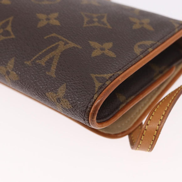 LOUIS VUITTON Monogram Pochette Twin GM Shoulder Bag M51852 LV Auth 189895A