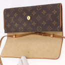 LOUIS VUITTON Monogram Pochette Twin GM Shoulder Bag M51852 LV Auth 189895A-10