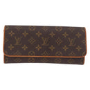 LOUIS VUITTON Monogram Pochette Twin GM Shoulder Bag M51852 LV Auth 189895A-13