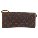 LOUIS VUITTON Monogram Pochette Twin GM Shoulder Bag M51852 LV Auth 189895A-2