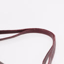 Christian Dior Trotter Canvas Shoulder Bag Red Gold Auth 189897-8