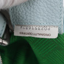BOTTEGA VENETA Shoulder Bag Nylon Light Blue Silver Auth 189899M-11