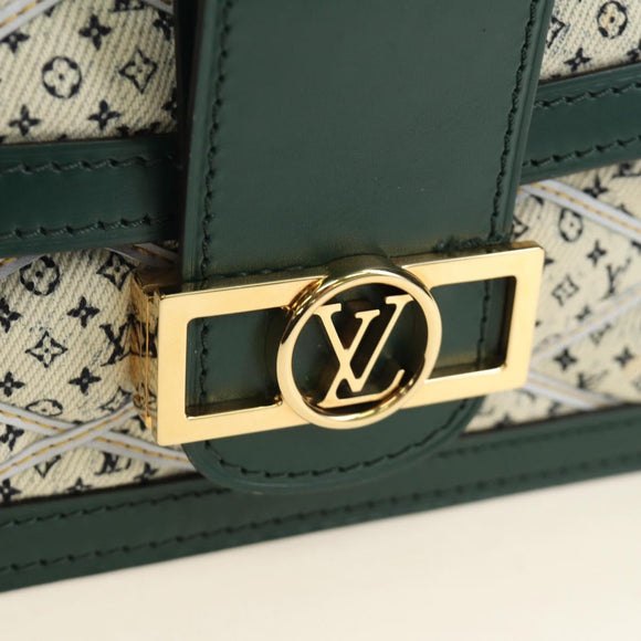 LOUIS VUITTON Monogram Maltage Line Bum Bag Dauphine Green M44724 Auth 189902M