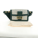 LOUIS VUITTON Monogram Maltage Line Bum Bag Dauphine Green M44724 Auth 189902M-12
