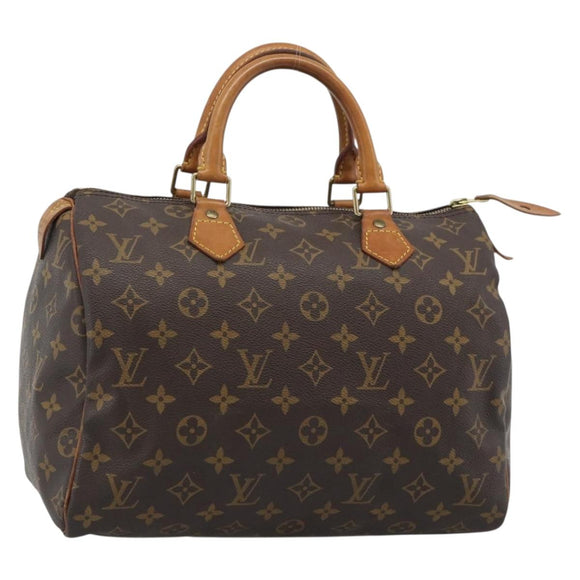 LOUIS VUITTON Monogram Speedy 30 Hand Bag M41526 LV Auth 189903
