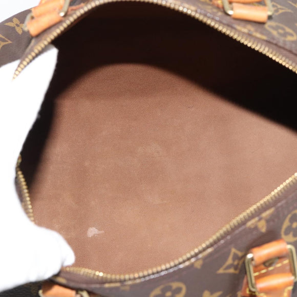 LOUIS VUITTON Monogram Speedy 30 Hand Bag M41526 LV Auth 189903